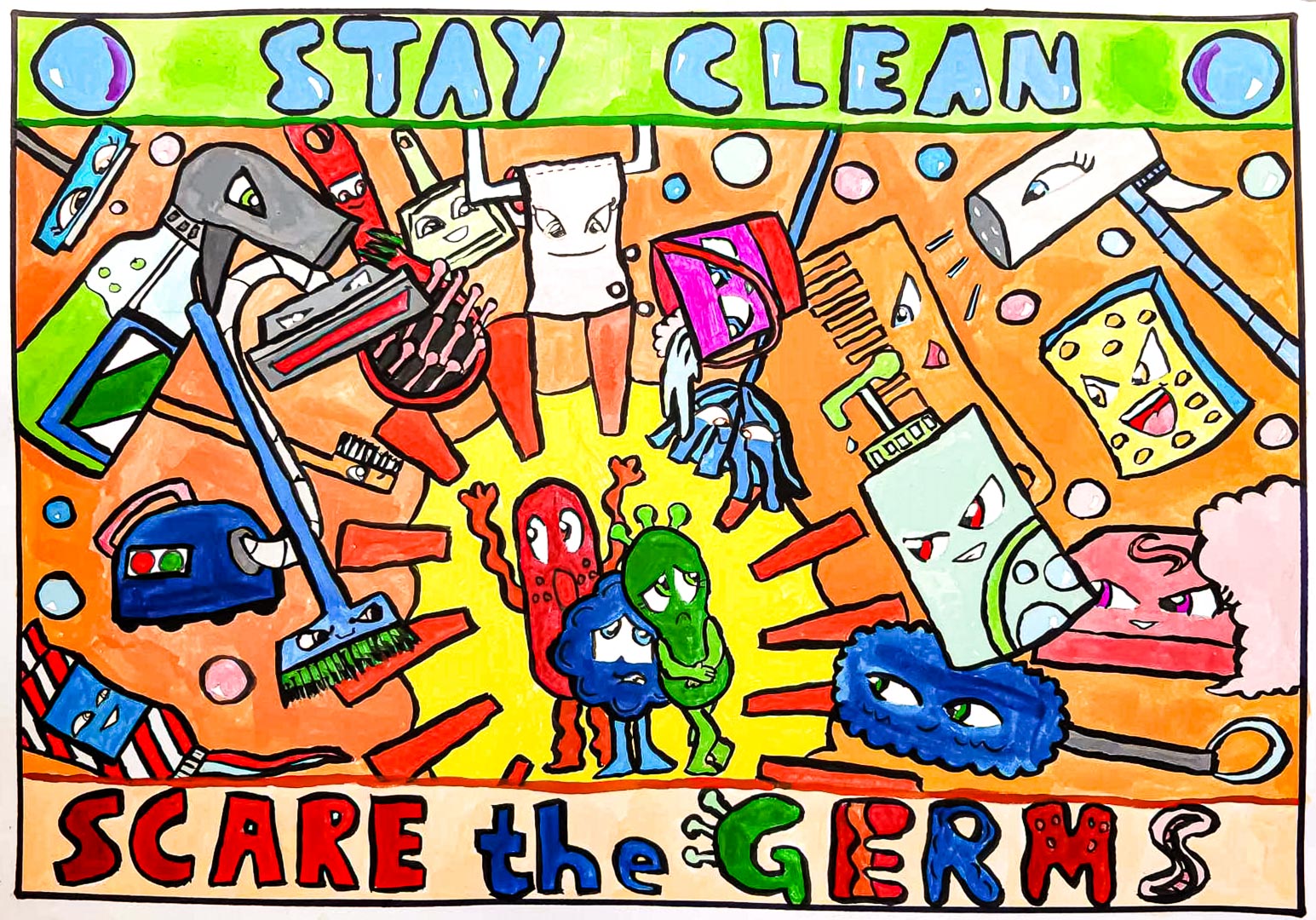 2020 Stay Clean COVID-19 (inter-school) [IbaAmir.com]